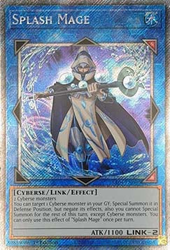 Splash Mage (V.4 - Platinum Secret Rare)⁣ - Quarter Century Stampede⁣ (Platinum Secret Rare)⁣ [080]
