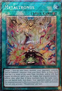 Metaltronus (V.4 - Platinum Secret Rare)⁣ - Quarter Century Stampede⁣ (Platinum Secret Rare)⁣ [100]