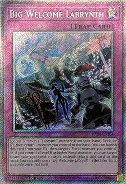 Big Welcome Labrynth (V.4 - Platinum Secret Rare)⁣ - Quarter Century Stampede⁣ (Platinum Secret Rare)⁣ [104]