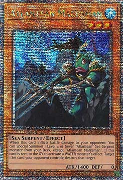 Atlantean Marksman (V.5 - Quarter Century Secret Rare)⁣ - Quarter Century Stampede⁣ (Quarter Century Secret Rare)⁣ [009]