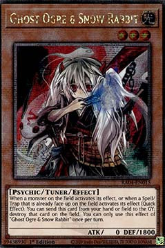 Ghost Ogre & Snow Rabbit (V.5 - Quarter Century Secret Rare)⁣ - Quarter Century Stampede⁣ (Quarter Century Secret Rare)⁣ [015]