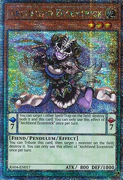 Archfiend Eccentrick (V.5 - Quarter Century Secret Rare)⁣ - Quarter Century Stampede⁣ (Quarter Century Secret Rare)⁣ [017]