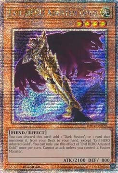 Evil HERO Adusted Gold (V.5 - Quarter Century Secret Rare)⁣ - Quarter Century Stampede⁣ (Quarter Century Secret Rare)⁣ [029]