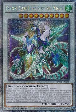 Crystal Clear Wing Synchro Dragon (V.5 - Quarter Century Secret Rare)⁣ - Quarter Century Stampede⁣ (Quarter Century Secret Rare)⁣ [059]
