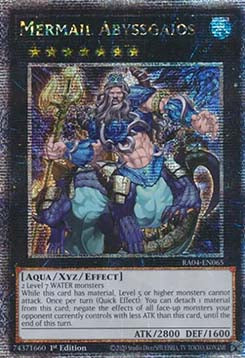 Mermail Abyssgaios (V.5 - Quarter Century Secret Rare)⁣ - Quarter Century Stampede⁣ (Quarter Century Secret Rare)⁣ [065]