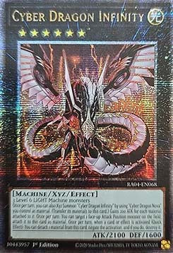 Cyber Dragon Infinity (V.5 - Quarter Century Secret Rare)⁣ - Quarter Century Stampede⁣ (Quarter Century Secret Rare)⁣ [068]
