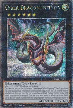 Cyber Dragon Infinity (V.6 - Quarter Century Secret Rare)⁣ - Quarter Century Stampede⁣ (Quarter Century Secret Rare)⁣ [068]