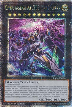 Divine Arsenal AA-ZEUS - Sky Thunder - Quarter Century Stampede (Quarter Century Secret Rare) [RA04-070]