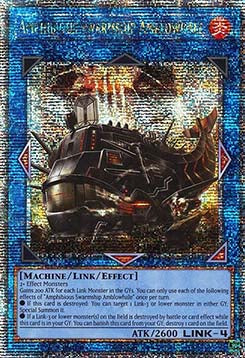 Amphibious Swarmship Amblowhale (V.5 - Quarter Century Secret Rare)⁣ - Quarter Century Stampede⁣ (Quarter Century Secret Rare)⁣ [077]