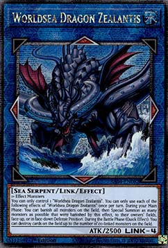 Worldsea Dragon Zealantis (V.5 - Quarter Century Secret Rare)⁣ - Quarter Century Stampede⁣ (Quarter Century Secret Rare)⁣ [082]