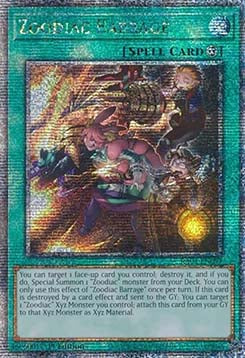 Zoodiac Barrage (V.5 - Quarter Century Secret Rare)⁣ - Quarter Century Stampede⁣ (Quarter Century Secret Rare)⁣ [091]