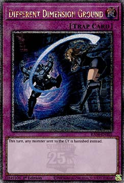 Different Dimension Ground (V.5 - Quarter Century Secret Rare)⁣ - Quarter Century Stampede⁣ (Quarter Century Secret Rare)⁣ [101]