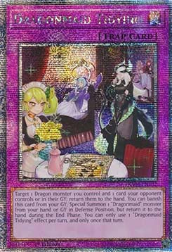 Dragonmaid Tidying (V.5 - Quarter Century Secret Rare)⁣ - Quarter Century Stampede⁣ (Quarter Century Secret Rare)⁣ [102]
