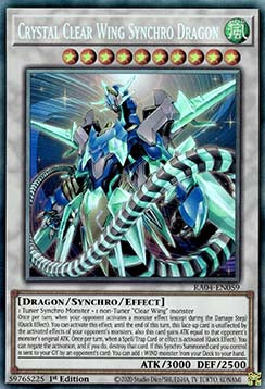 Crystal Clear Wing Synchro Dragon (V.6 - Collectors Rare)⁣ - Quarter Century Stampede⁣ (Collectors Rare)⁣ [059]