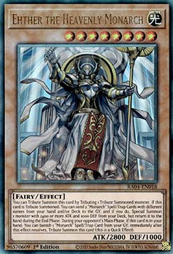Ehther the Heavenly Monarch (V.7 - Ultimate Rare)⁣ - Quarter Century Stampede⁣ (Ultimate Rare)⁣ [018]