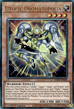 Utopic Onomatopoeia (V.7 - Ultimate Rare) - Quarter Century Stampede (Ultimate Rare) [RA04-028]