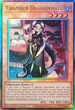 Chamber Dragonmaid (V.7 - Ultimate Rare)⁣ - Quarter Century Stampede⁣ (Ultimate Rare)⁣ [032]