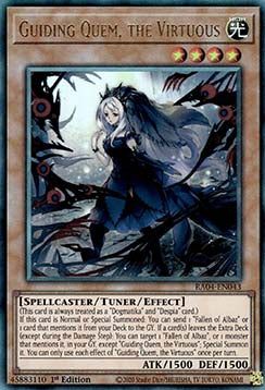 Guiding Quem, the Virtuous (V.7 - Ultimate Rare)⁣ - Quarter Century Stampede⁣ (Ultimate Rare)⁣ [043]