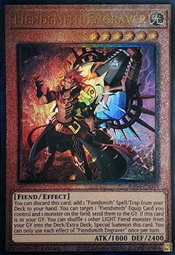 Fiendsmith Engraver (V.6 - Ultimate Rare)⁣ - Quarter Century Stampede⁣ (Ultimate Rare)⁣ [049]