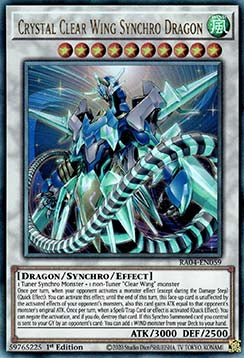 Crystal Clear Wing Synchro Dragon (V.7 - Ultimate Rare)⁣ - Quarter Century Stampede⁣ (Ultimate Rare)⁣ [059]
