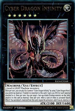 Cyber Dragon Infinity (V.8 - Ultimate Rare)⁣ - Quarter Century Stampede⁣ (Ultimate Rare)⁣ [068]