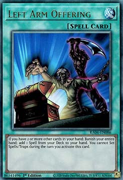 Left Arm Offering (V.7 - Ultimate Rare)⁣ - Quarter Century Stampede⁣ (Ultimate Rare)⁣ [086]