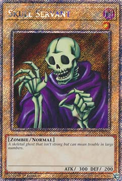 Skull Servant (V.1 - Platinum Secret Rare)⁣ - Quarter Century Stampede⁣ (Platinum Secret Rare)⁣ [110]
