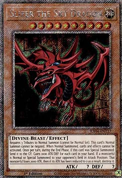 Slifer the Sky Dragon (V.1 - Platinum Secret Rare)⁣ - Quarter Century Stampede⁣ (Platinum Secret Rare)⁣ [117]