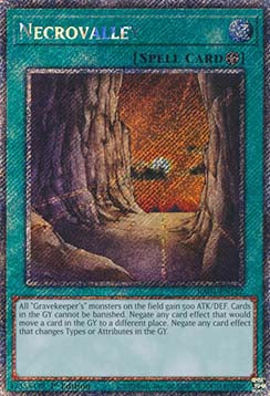 Necrovalley (V.1 - Platinum Secret Rare)⁣ - Quarter Century Stampede⁣ (Platinum Secret Rare)⁣ [122]
