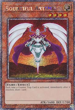 Bountiful Artemis (V.1 - Platinum Secret Rare)⁣ - Quarter Century Stampede⁣ (Platinum Secret Rare)⁣ [130]