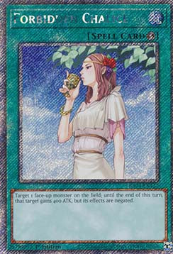Forbidden Chalice (V.1 - Platinum Secret Rare)⁣ - Quarter Century Stampede⁣ (Platinum Secret Rare)⁣ [137]