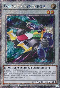 Formula Synchron (V.1 - Platinum Secret Rare)⁣ - Quarter Century Stampede⁣ (Platinum Secret Rare)⁣ [143]