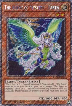 The Agent of Mystery - Earth (V.1 - Platinum Secret Rare)⁣ - Quarter Century Stampede⁣ (Platinum Secret Rare)⁣ [146]