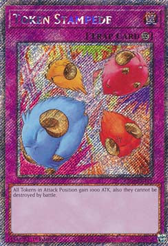 Token Stampede (V.1 - Platinum Secret Rare)⁣ - Quarter Century Stampede⁣ (Platinum Secret Rare)⁣ [149]