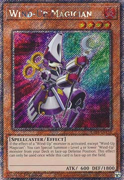 Wind-Up Magician (V.1 - Platinum Secret Rare)⁣ - Quarter Century Stampede⁣ (Platinum Secret Rare)⁣ [153]