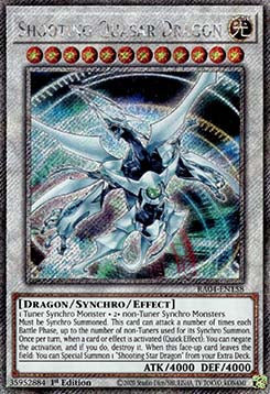 Shooting Quasar Dragon (V.1 - Platinum Secret Rare)⁣ - Quarter Century Stampede⁣ (Platinum Secret Rare)⁣ [158]
