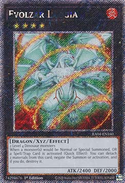 Evolzar Laggia (V.1 - Platinum Secret Rare)⁣ - Quarter Century Stampede⁣ (Platinum Secret Rare)⁣ [160]