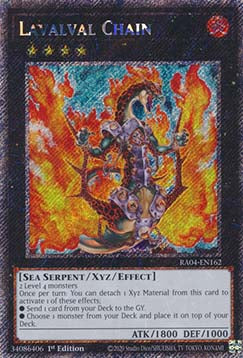 Lavalval Chain (V.1 - Platinum Secret Rare)⁣ - Quarter Century Stampede⁣ (Platinum Secret Rare)⁣ [162]