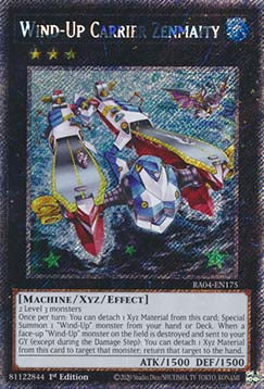 Wind-Up Carrier Zenmaity (V.1 - Platinum Secret Rare)⁣ - Quarter Century Stampede⁣ (Platinum Secret Rare)⁣ [175]