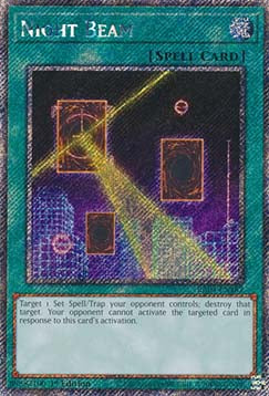 Night Beam (V.1 - Platinum Secret Rare)⁣ - Quarter Century Stampede⁣ (Platinum Secret Rare)⁣ [182]