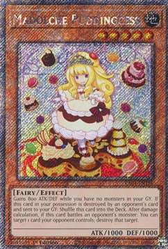 Madolche Puddingcess (V.1 - Platinum Secret Rare)⁣ - Quarter Century Stampede⁣ (Platinum Secret Rare)⁣ [186]