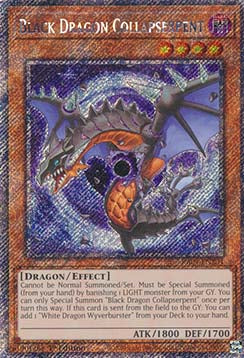 Black Dragon Collapserpent (V.1 - Platinum Secret Rare)⁣ - Quarter Century Stampede⁣ (Platinum Secret Rare)⁣ [204]