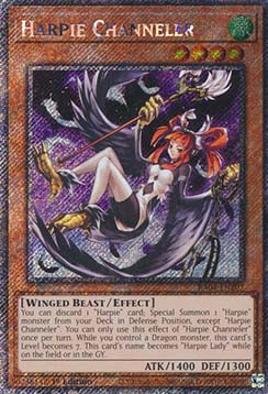 Harpie Channeler (V.1 - Platinum Secret Rare)⁣ - Quarter Century Stampede⁣ (Platinum Secret Rare)⁣ [207]