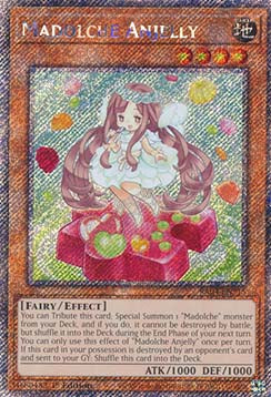 Madolche Anjelly (V.1 - Platinum Secret Rare)⁣ - Quarter Century Stampede⁣ (Platinum Secret Rare)⁣ [215]
