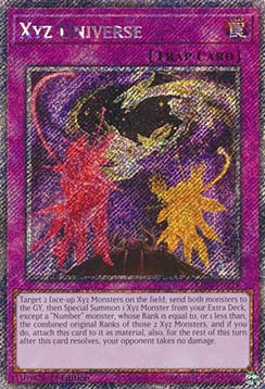 Xyz Universe (V.1 - Platinum Secret Rare)⁣ - Quarter Century Stampede⁣ (Platinum Secret Rare)⁣ [218]