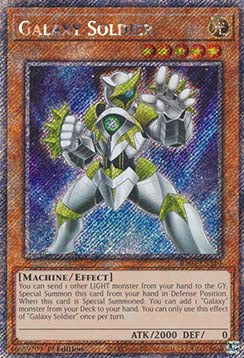 Galaxy Soldier (V.1 - Platinum Secret Rare)⁣ - Quarter Century Stampede⁣ (Platinum Secret Rare)⁣ [219]
