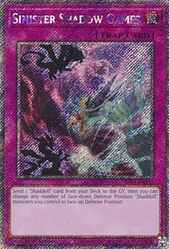 Sinister Shadow Games (V.1 - Platinum Secret Rare)⁣ - Quarter Century Stampede⁣ (Platinum Secret Rare)⁣ [232]