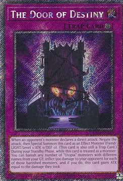 The Door of Destiny (V.1 - Platinum Secret Rare)⁣ - Quarter Century Stampede⁣ (Platinum Secret Rare)⁣ [240]