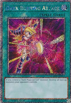 Dark Burning Attack (V.1 - Platinum Secret Rare)⁣ - Quarter Century Stampede⁣ (Platinum Secret Rare)⁣ [245]