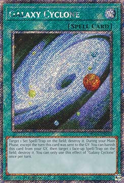 Galaxy Cyclone (V.1 - Platinum Secret Rare)⁣ - Quarter Century Stampede⁣ (Platinum Secret Rare)⁣ [250]